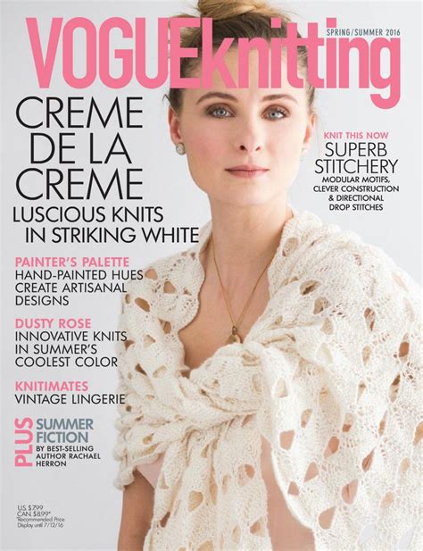 Vogue knitting - Whether you’re a recent subscriber, a longtime reader or interested in a few specific projects, these back issues provide invaluable help. Each issue of Vogue Knitting, Knit.1, Knit Simple, and Noro Magazine offers exclusive interviews, tutorials and editorial content. Order today for access to timeless style. 